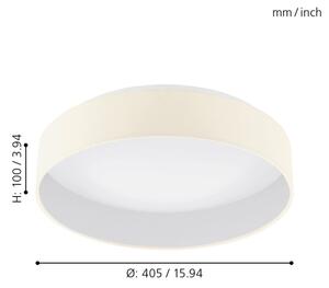 Eglo 96537 - LED Stmievateľné stropné svietidlo PALOMARO 1 1xLED/18W/230V béžová
