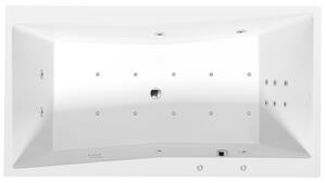 Polysan QUEST HYDRO-AIR hydromasážna vaňa, 180x100x49 cm, biela