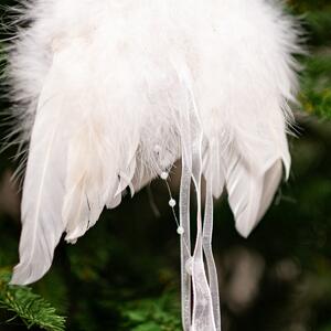 Anjelské krídla z peria, farba biela, balené 12 ks v polybag. Cena za 1 ks