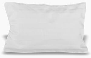 Dekoračný vankúš damaškový biely s obliečkou 30x20 cm EMI 1+1 ZADARMO
