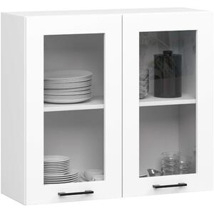 Ak furniture Závesná kuchynská skrinka OLIVIE W 80x72 cm matná biela