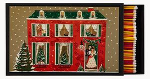 Dizajnová škatuľka zápaliek Christmas House