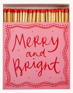 Dizajnová škatuľka zápaliek Merry and Bright