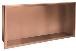 Vstavaná kúpeľňová polica 30x60 brush copper