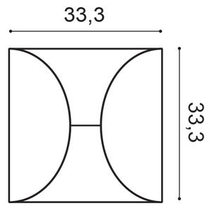 3D panel W107 CIRCLE Orac Decor
