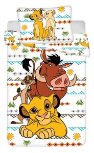 Jerry Fabrics Posteľná bielizeň Leví kráľ - 140 x 200 cm / 70 x 90 cm