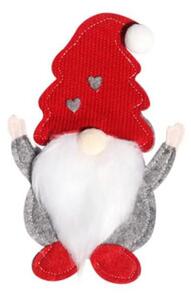 Puzdro na príbor SANTA GNOME červené, 1 ks