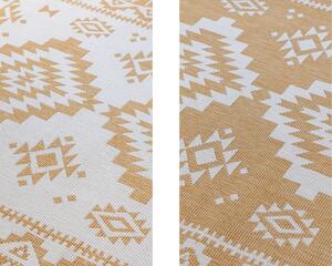 ELLE Decoration koberce Kusový koberec Gemini 106022 Ochre z kolekcie Elle – na von aj na doma - 120x170 cm
