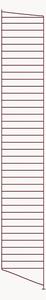 Podlahový panel String System, Š 30 x V 200 cm, v rôznych veľkostiach