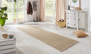 BT Carpet - Hanse Home koberce Behúň Nature 103532 Béžová – na von aj na doma - 80x350 cm