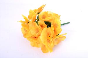 Umelé kvety SIRÔTKY žltooranžové