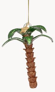 Ručne fúkaná vianočná ozdoba Palm Tree