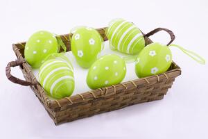 Veľkonočné vajíčka MAXI zelená 6 ks