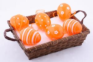 Veľkonočné vajíčka MAXI oranžová 6 ks