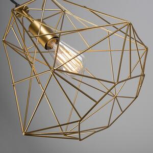 Priemyselná závesná lampa zlatá - Framework Basic