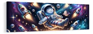 Obraz galaxia očami dieťaťa