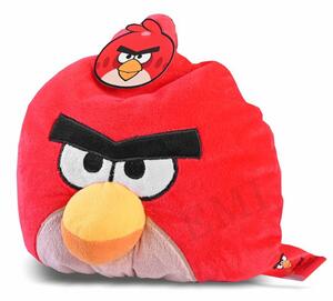 Dekoratívny vankúš Angry Birds červený