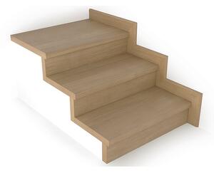 Schodový nášľap / profil TOPSTEP Flex Dub sahara 1200 × 340 × 11 mm