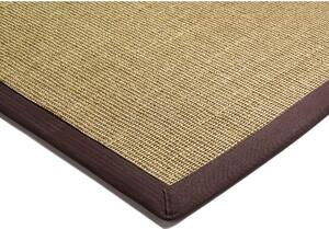 ASIATIC LONDON Sisal Linen/Chocolate - koberec