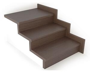 Schodový nášľap / profil TOPSTEP Flex Dub antic 1200 × 500 × 11 mm