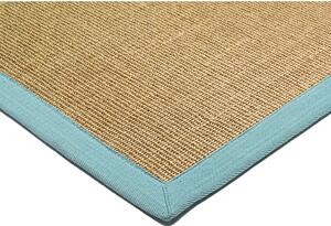 ASIATIC LONDON Sisal Linen/Aqua - koberec