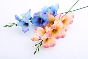 Umelé kvety GLADIOLA modrá