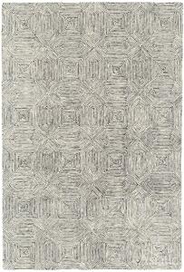 ASIATIC LONDON Camden Black White - koberec