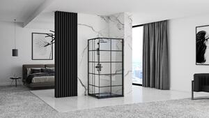 REA - Sprchovací kút Concept 90x90 - čierna