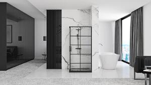 REA - Sprchovací kút Concept 90x90 - čierna