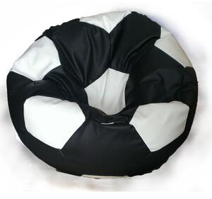 Sedací vak futbalová lopta čierno-biela EMI
