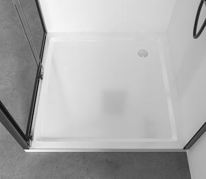 Cerano Soto, štvorcová akrytálová sprchová vanička 80x80x5 cm, biela, CER-CER-425539