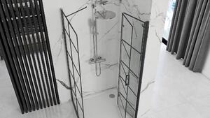REA - Sprchovací kút Molier 80x100 čierna