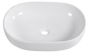 Cerano Deno, keramické umývadlo na dosku 590x410x145 mm, biela lesklá, CER-CER-428431