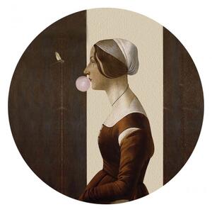WALLCOLORS Dots Handmaid with Bubble Gum - tapeta