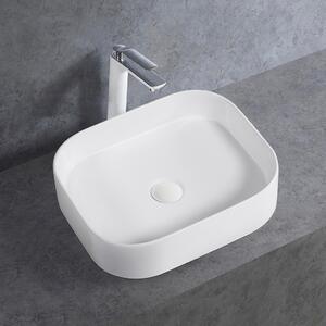 Cerano Matteo, keramické umývadlo na dosku 450x380x110 mm, biela lesklá, CER-CER-428386