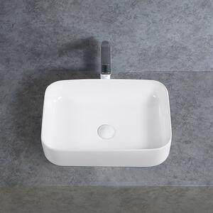 Cerano Vizo, keramické umývadlo na dosku 500x390x130 mm, biela lesklá, CER-CER-428434
