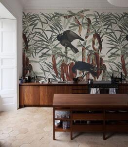 WALLCOLORS Crows wallpaper - tapeta