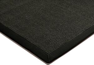 ASIATIC LONDON Sisal Black/Black - koberec