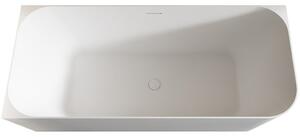 CERANO - Voľne stojaca akrylátová vaňa Brilante, ľavá - biela lesklá - 170x75 cm