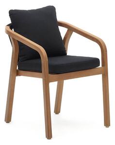 MUZZA Záhradná stolička laret čierna