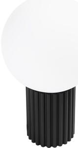 Sollux SL.1716 - Stolná lampa HALO 1xG9/8W/230V pr. 12 cm čierna