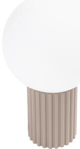 Sollux SL.1746 - Stolná lampa HALO 1xG9/8W/230V pr. 12 cm béžová