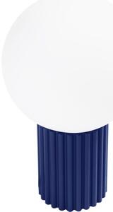 Sollux SL.1741 - Stolná lampa HALO 1xG9/8W/230V pr. 12 cm modrá