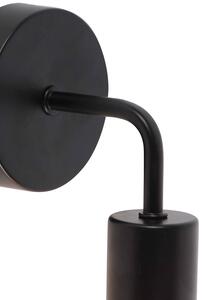 Moderné nástenné svietidlo čierne 15,5 cm - Facile