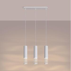 Sollux SL.1688 - Luster na lanku LAMI 3xGU10/10W/230V biela