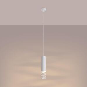 Sollux SL.1686 - Luster na lanku LAMI 1xGU10/10W/230V biela