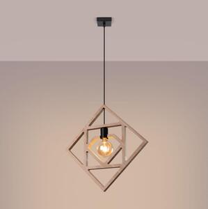Sollux SL.1757 - Luster na lanku CARO 1xE27/15W/230V buk