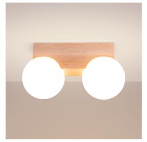 Sollux SL.1683 - Stropné svietidlo BULBO 2xG9/8W/230V buk/biela