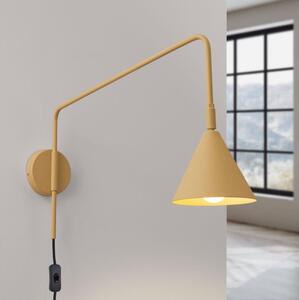 Sollux SL.1698 - Nástenná lampa NOX 1xE14/10W/230V zlatá