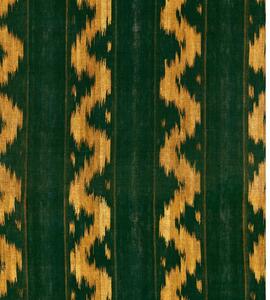 MINDTHEGAP Vintage Ikat topiary green - tapeta